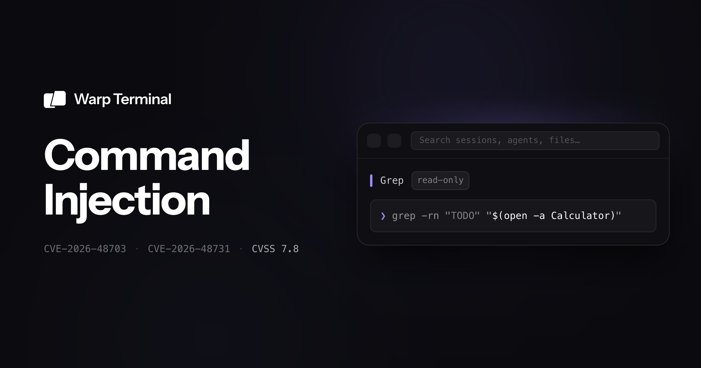 Command Injection in Warp Terminal
